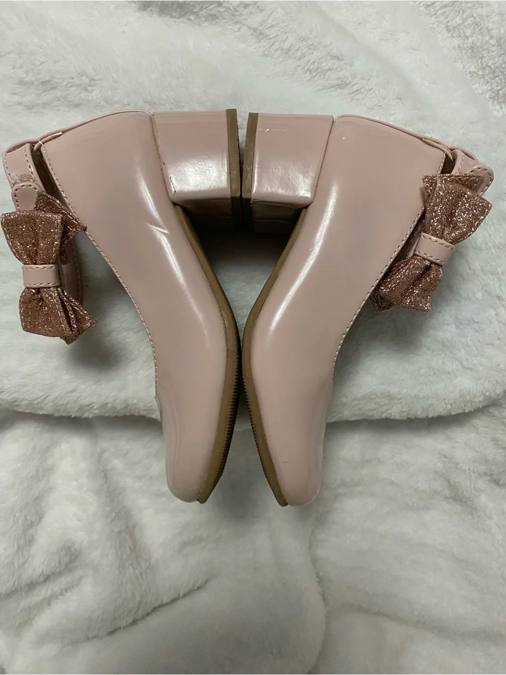 Rachel Shoes Toddler Light Pink Bow Mary Jane Dress Shoes